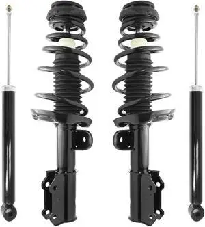 Unity Automotive 4-11885-251180-001 Fnt & Rr Complete Strut Assembly Shock Kit For 2012-2015 Chevrolet Cruze
