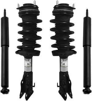 Unity Automotive 4-11815-253040-001 Fnt & Rr Complete Strut Assembly Shock Kit For 2006-2011 Honda Civic