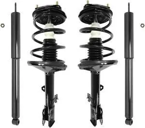 Unity Automotive 4-11257-259820-001 Fnt & Rr Complete Strut Assembly Shock Kit For 2001-2005 Toyota Rav4