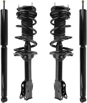 Unity Automotive 4-11920-259350-001 Fnt & Rr Complete Strut Assembly Shock Kit For 2004-2006 Scion Xb