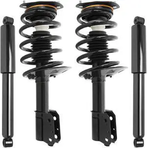 Unity Automotive 4-11320-251130-001 Fnt & Rr Complete Strut Assembly Shock Kit For 2001-2005 Pontiac Aztek