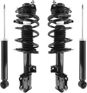 Unity Automotive 4-11163-259950-001 Fnt & Rr Complete Strut Assembly Shock Kit For 2010-2012 Hyundai Genesis Coupe