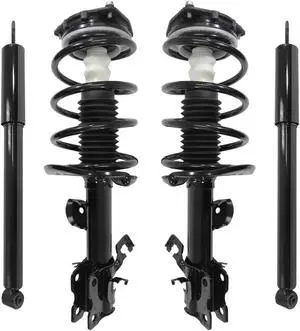 Unity Automotive 4-11043-255180-001 Fnt & Rr Complete Strut Assembly Shock Kit For 2011-2017 Nissan Juke