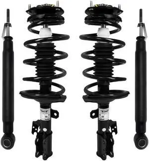 Unity Automotive 4-11991-254040-001 Fnt & Rr Complete Strut Assembly Shock Kit For 2004-2005 Toyota Sienna