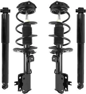 Unity Automotive 4-11737-255510-001 Fnt & Rr Complete Strut Assembly Shock Kit For 2012-2013 Nissan Rouge, 2014-2015 Nissan Rougue Select