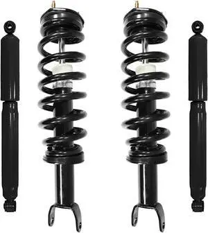 Unity Automotive 4-11620-256300-001 Fnt & Rr Complete Strut Assembly Shock Kit For 2009-2010 Dodge Ram 1500, 2011-2014 Dodge Ram 1500