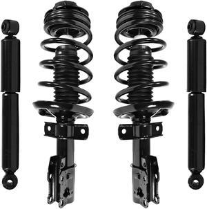 Unity Automotive 4-11270-259600-001 Fnt & Rr Complete Strut Assembly Shock Kit For 2003-2007 Saturn Ion