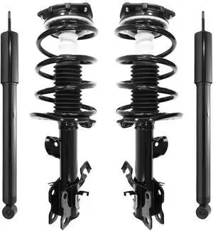 Unity Automotive 4-11045-255170-001 Fnt & Rr Complete Strut Assembly Shock Kit For 2011-2017 Nissan Juke