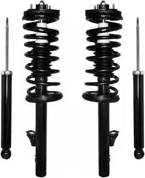 Unity Automotive 4-11560-259810-001 Fnt & Rr Complete Strut Assembly Shock Kit For 2006-2010 Hyundai Sonata