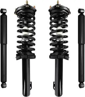 Unity Automotive 4-11211-259120-001 Fnt & Rr Complete Strut Assembly Shock Kit For 2006-2010 Jeep Commander, 2005-2010 Jeep Cherokee