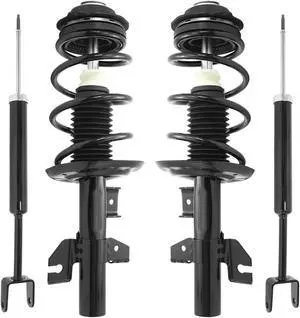 Unity Automotive 4-11725-256600-001 Fnt & Rr Complete Strut Assembly Shock Kit For 2013-2016 Dodge Dart