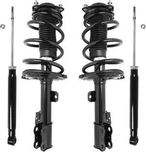 Unity Automotive 4-11385-254040-001 Fnt & Rr Complete Strut Assembly Shock Kit For 2011-2014 Toyota Sienna