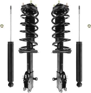 Unity Automotive 4-11683-259420-001 Fnt & Rr Complete Strut Assembly Shock Kit For 2007-2012 Mazda CX-7