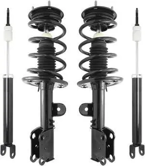 Unity Automotive 4-11015-252120-001 Fnt & Rr Complete Strut Assembly Shock Kit For 2013-2015 Ford Flex