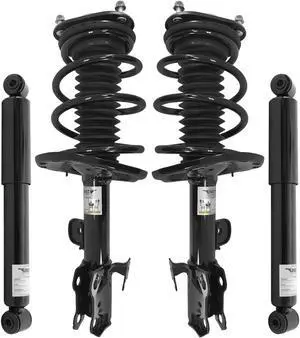 Unity Automotive 4-11255-254060-001 Fnt & Rr Complete Strut Assembly Shock Kit For 2009-2012 Toyota Rav4