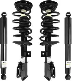 Unity Automotive 4-11463-251140-001 Fnt & Rr Complete Strut Assembly Shock Kit For 2010-2013 Chervrolet Equinox, 2010-2013 GMC Terrain