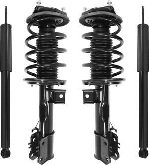 Unity Automotive 4-11765-257090-001 Fnt & Rr Complete Strut Assembly Shock Kit For 03-05 Mercedes-Benz C240, 06-07 Mercedes-Benz C280, 03-05 Mercedes-Benz C320, 06-07 Mercedes-Benz C350