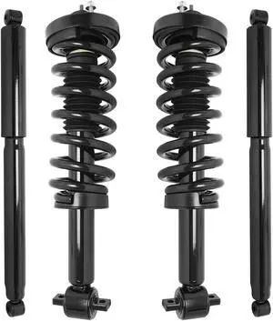 Unity Automotive 4-11265-252600-001 Fnt & Rr Complete Strut Assembly Shock Kit For 2014 Ford F-150 Extended Cab Only