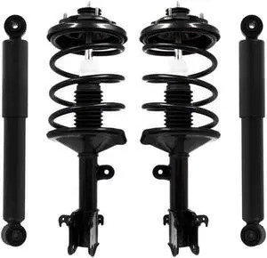 Unity Automotive 4-11643-250030-001 Fnt & Rr Complete Strut Assembly Shock Kit For 2001-2002 Acura Mdx 2003-2008 Honda Pilot