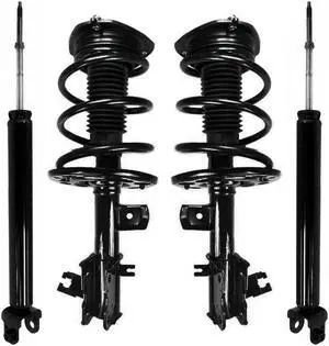 Unity Automotive 4-11611-255030-001 Fnt & Rr Complete Strut Assembly Shock Kit For 2007-2012 Nissan Altima