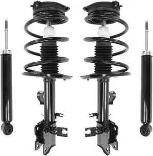 Unity Automotive 4-11487-255430-001 Fnt & Rr Complete Strut Assembly Shock Kit For 2011-2017 Nissan Quest