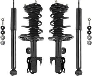Unity Automotive 4-11803-259050-001 Fnt & Rr Complete Strut Assembly Shock Kit For 2011-2016 Scion TC