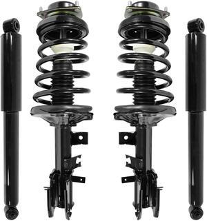 Unity Automotive 4-11351-255420-001 Fnt & Rr Complete Strut Assembly Shock Kit For 1997-1999 Infiniti Qx4, 1996-1999 Nissan Pathfinder