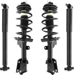 Unity Automotive 4-11645-250040-001 Fnt & Rr Complete Strut Assembly Shock Kit For 2009-2015 Honda Pilot