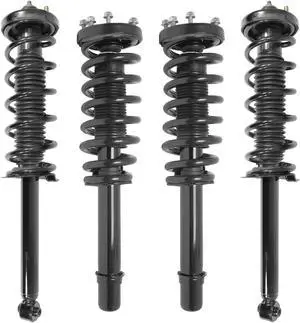 Unity Automotive 4-11940-15050-001 Front & Rear Complete Strut Assembly Kit For 2004-2008 Acura TL
