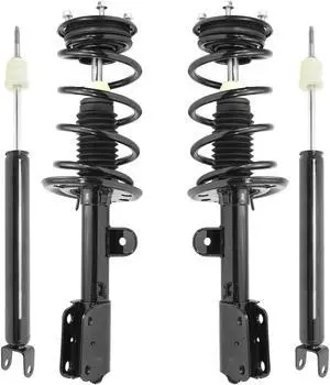Unity Automotive 4-13117-259140-001 Fnt & Rr Complete Strut Assembly Shock Kit For 2013-2017 Ford Explorer