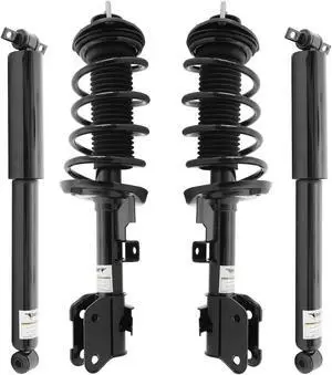 Unity Automotive 4-11907-250050-001 Fnt & Rr Complete Strut Assembly Shock Kit For 2011-2017 Honda Odyssey