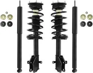 Unity Automotive 4-11995-252310-001 Fnt & Rr Complete Strut Assembly Shock Kit For 2007-2010 Ford Edge, 2007-2010 Lincoln MKX