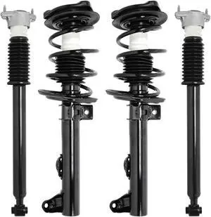 Unity Automotive 4-11470-254870-001 Fnt & Rr Complete Strut Assembly Shock Kit For 08-09 Mercedes-Benz C230, 10-2014 Mercedes-Benz C250, 08-11 Mercedes-Benz C300, 08-14 Mercedes-Benz C350