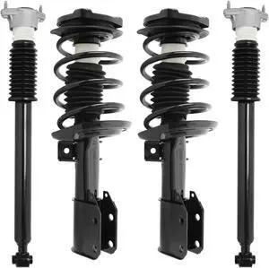 Unity Automotive 4-11480-254870-001 Fnt & Rr Complete Strut Assembly Shock Kit For 08-09 Mercedes-Benz C230, 10-14 Mercedes-Benz C250, 08-11 Mercedes-Benz C300, 08-14 Mercedes-Benz C350
