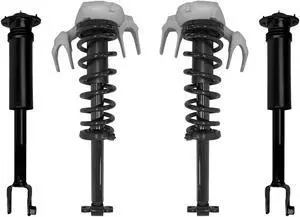 Unity Automotive 4-11703-251160-001 Fnt & Rr Complete Strut Assembly Shock Kit For 2003-2007 Cadillac CTS