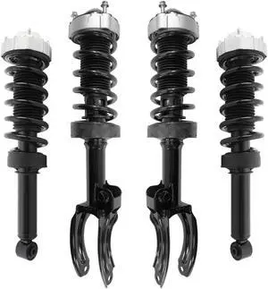 Unity Automotive 4-11147-15240-001 Front & Rear Complete Strut Assembly Kit For 2011-2016 Porsche Cayenne