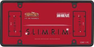 Cruiser Accessories License Plate Frame Slim Rim Black 21350