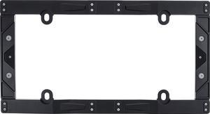 Cruiser Accessories License Plate Frame Industrial Textured Matte Black 58150