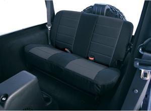 Rugged Ridge Fabric Rear Seat Covers 80-95 Jeep CJ & Wrangler 13280.01