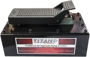 AME Titan 5 Quart Air Hydraulic Pump with Steel Reservoir 15924