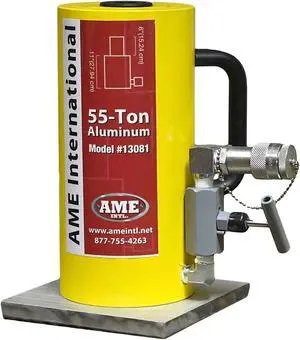 AME 55 Ton Hydraulic Jack Deluxe 6" Stroke Duo-Ring System 13081