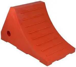 AME Urethane Wheel Chock, Orange 24In To 32In Tires 15325