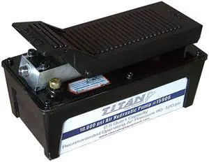 AME International 2.5 Qt. Air Hydraulic Pump w/Aluminum Reservoir, 5,500 PSI 15906