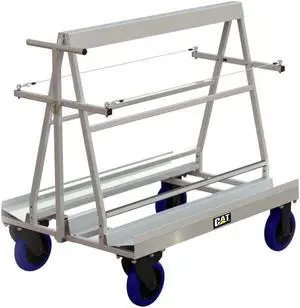 AME Floor Protection Mat Trolley, Stainless Steel 15346