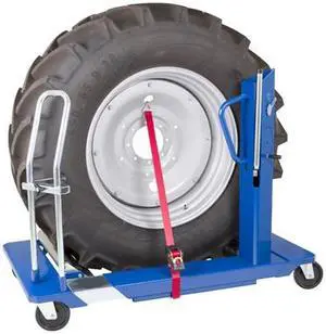 AME Low Profile Large Wheel Trolley w/ HD Wheels and Brake Lock