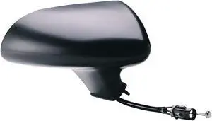 OEM Style Replacement Mirror for 86-90 Chevy Caprice Sport (Cast Housing) Impala black Passenger Side Manual Remote