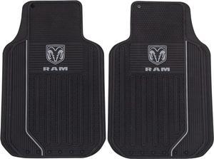 Plasticolor 001599R25 RAM Elite 2 Piece Front Floor Mats - Gray Logo