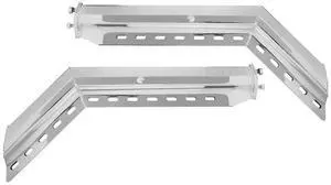 United Pacific 10847 30" Stainless Steel 45 Degree Angled Heavy Duty Mud Flap Ha