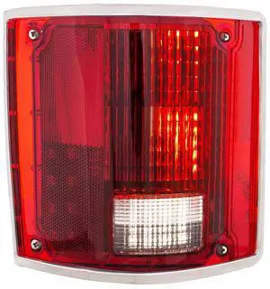 United Pacific 110843 Tail Light, LED Sequential, with Trim, for 1973-1987 Chevy and GMC Truck, L/H