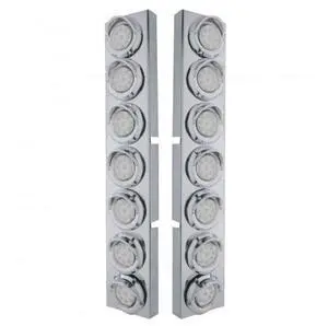 UPI 33627 Air Cleaner Light Bar, Front, Stainless Steel, with Bracket